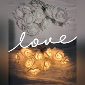 White Rose Sting Light Qnd Tealight
